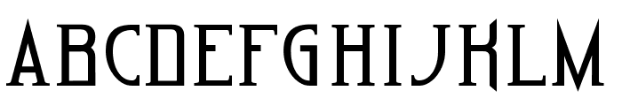 Capitel Gothick Regular Font LOWERCASE