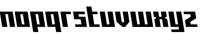 Capitol City Semi-Leftalic Font LOWERCASE