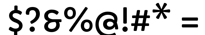 Capriola Regular Font OTHER CHARS