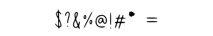 Caps Lock Regular Font OTHER CHARS