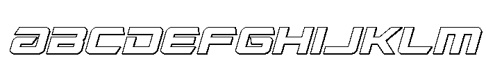 Captain Falcon 3D Italic FONT
