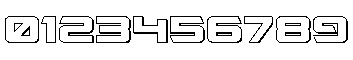 Captain Falcon 3D Font OTHER CHARS