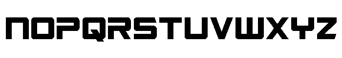 Captain Falcon Condensed Font LOWERCASE
