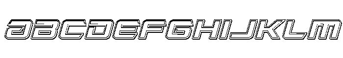 Captain Falcon Engraved Italic FONT