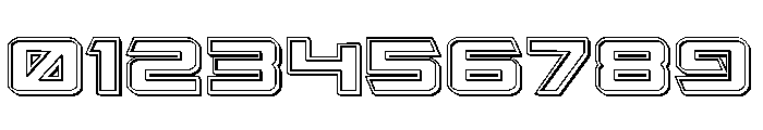 Captain Falcon Engraved Font OTHER CHARS
