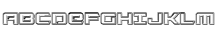 Captain Falcon Engraved Font UPPERCASE