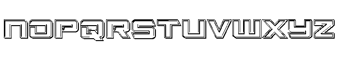 Captain Falcon Engraved Font UPPERCASE
