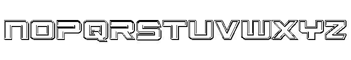 Captain Falcon Engraved Font LOWERCASE