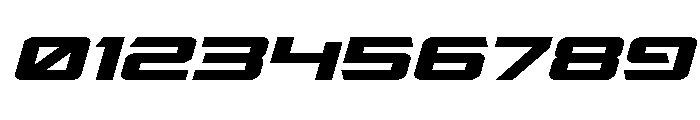 Captain Falcon Expanded Ital Font OTHER CHARS