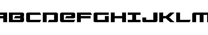 Captain Falcon Expanded Font UPPERCASE