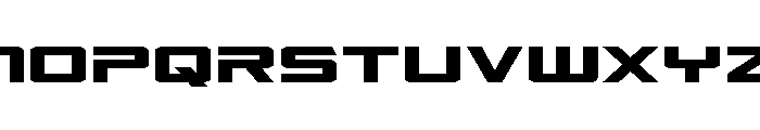 Captain Falcon Expanded Font LOWERCASE
