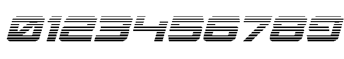 Captain Falcon Gradient Italic Font OTHER CHARS