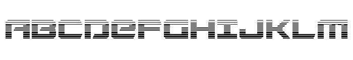 Captain Falcon Gradient Font UPPERCASE