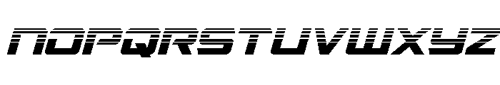 Captain Falcon Halftone Italic Font UPPERCASE