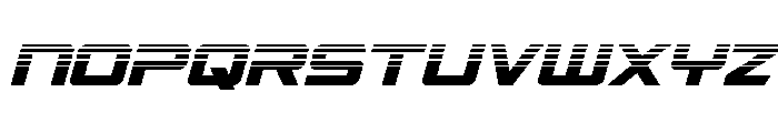 Captain Falcon Halftone Italic Font LOWERCASE