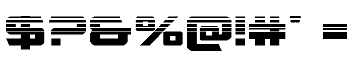 Captain Falcon Halftone Font OTHER CHARS
