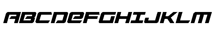 Captain Falcon Italic Font UPPERCASE