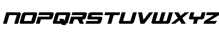 Captain Falcon Italic Font LOWERCASE