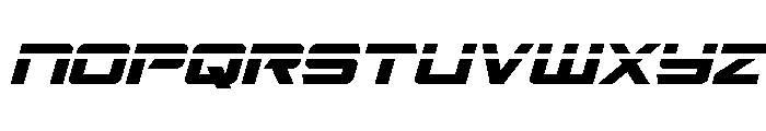 Captain Falcon Laser Italic Font UPPERCASE