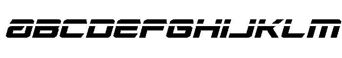 Captain Falcon Laser Italic FONT