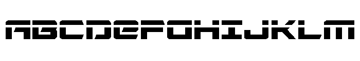 Captain Falcon Laser Font UPPERCASE