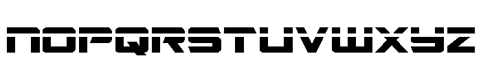 Captain Falcon Laser Font UPPERCASE