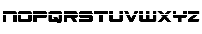 Captain Falcon Laser Font LOWERCASE