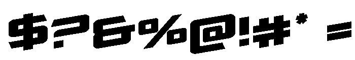 Captain Falcon Rotalic Font OTHER CHARS