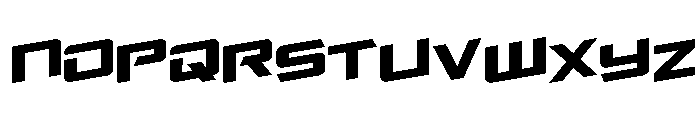 Captain Falcon Rotalic Font UPPERCASE