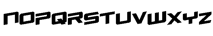Captain Falcon Rotalic Font LOWERCASE