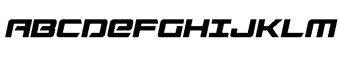 Captain Falcon Semi-Italic Font UPPERCASE