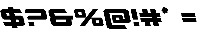 Captain Falcon Semi-Leftalic Font OTHER CHARS