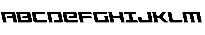 Captain Falcon Semi-Leftalic Font UPPERCASE
