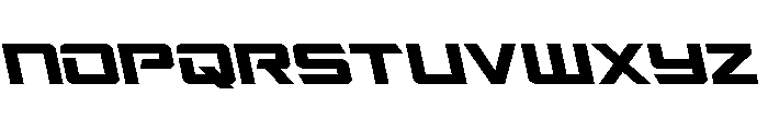 Captain Falcon Semi-Leftalic Font UPPERCASE
