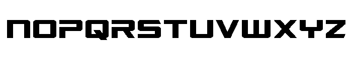 Captain Falcon Spaced Font LOWERCASE