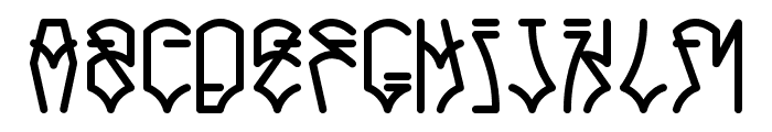 Caracas Regular Font LOWERCASE