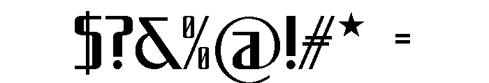 Carannorov Font OTHER CHARS