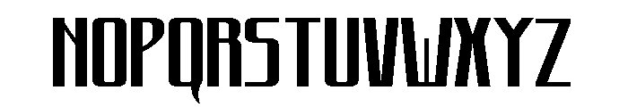 Carannorov Font UPPERCASE