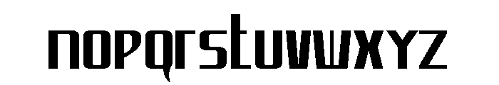 Carannorov Font LOWERCASE