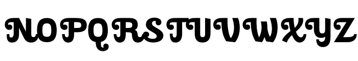 Caraphic Script PERSONAL USE Regular Font UPPERCASE