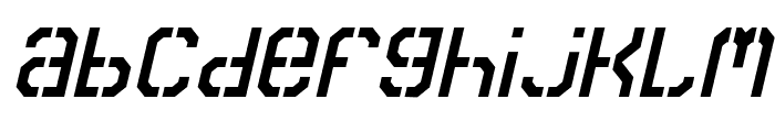 Carbon Mono Italic Font LOWERCASE