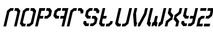 Carbon Mono Italic Font LOWERCASE