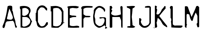 Carbonated Gothic Font UPPERCASE