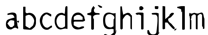 Carbonated Gothic Font LOWERCASE