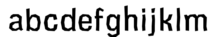 CardboardCat Regular Font LOWERCASE