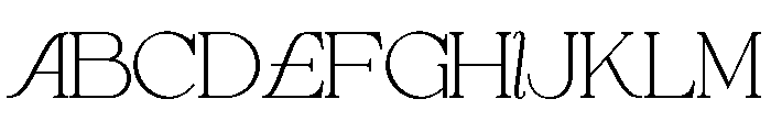 Cardelo Font UPPERCASE