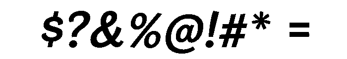 Cardigan Titling SemBd Ita Font OTHER CHARS