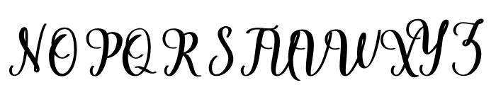 Cardina Font UPPERCASE
