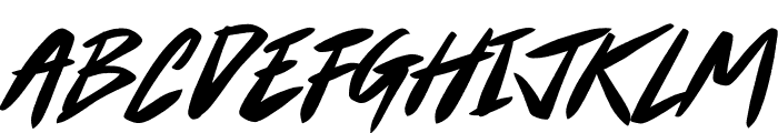 Cardstock Font UPPERCASE