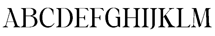 Cargen Font UPPERCASE
